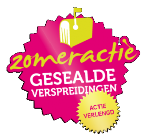 Zomeractie gesealde verspreidingen verlengd!